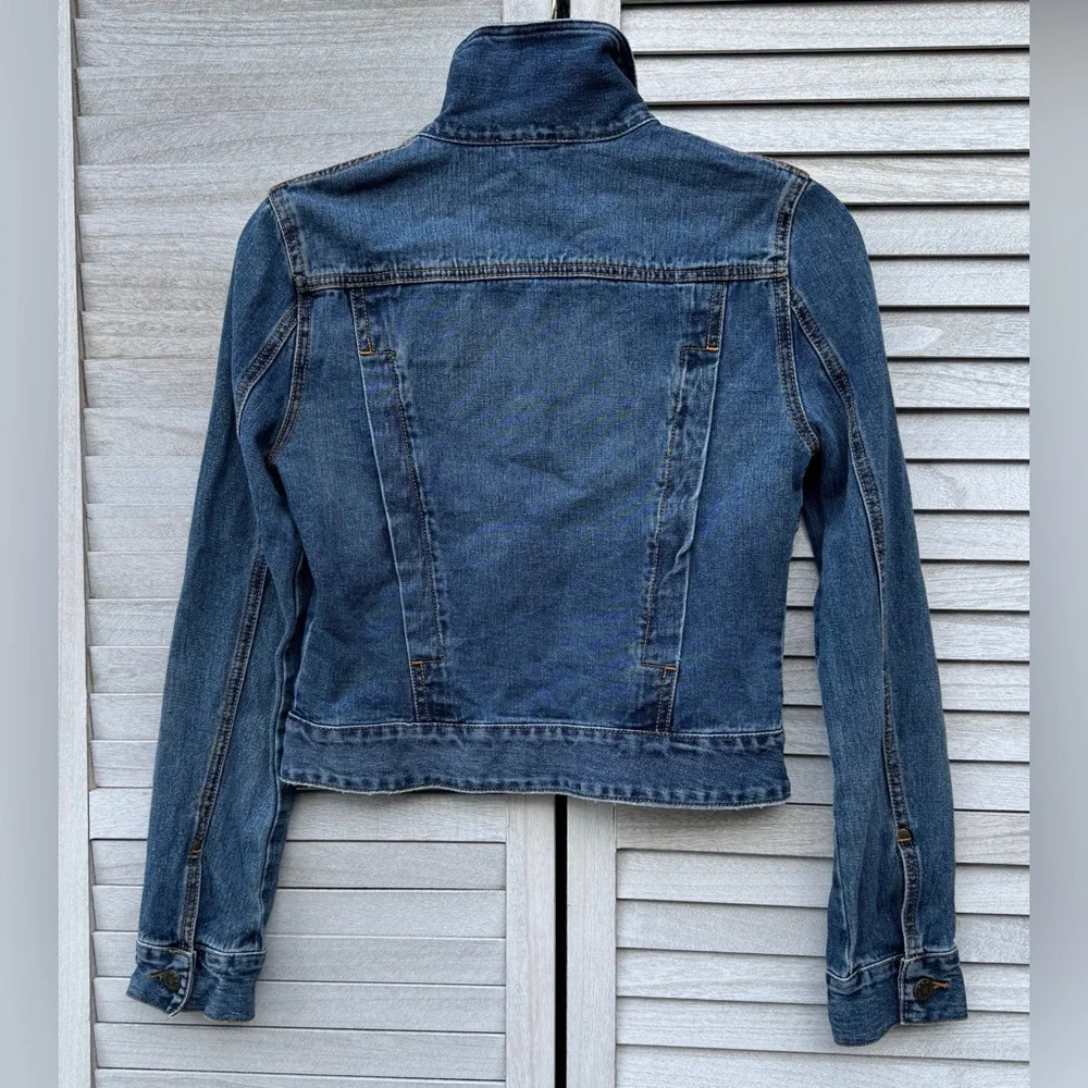 Free People Medium Blue Jean Jacket. Great Condition. Size XS Festival Classic - Picture 11 of 15